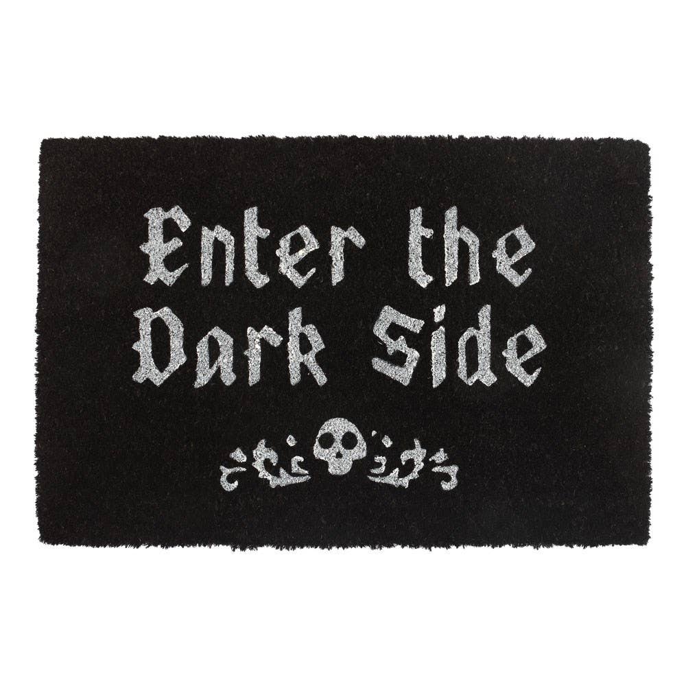 Enter the Darkside Doormat Home Decor