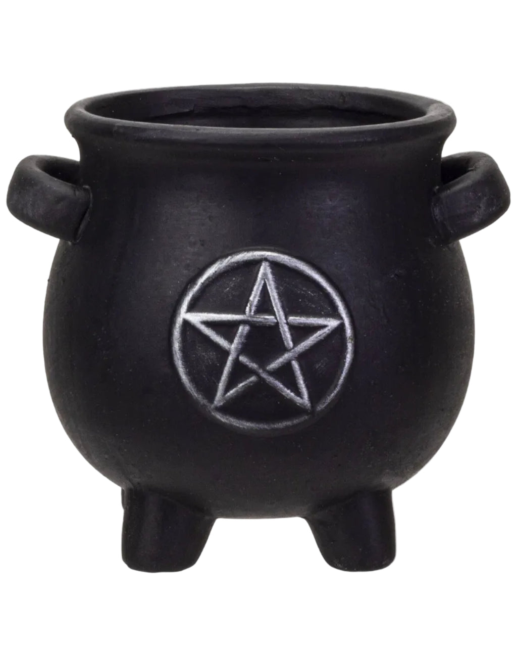 Cauldron Pentagram Planter Pot