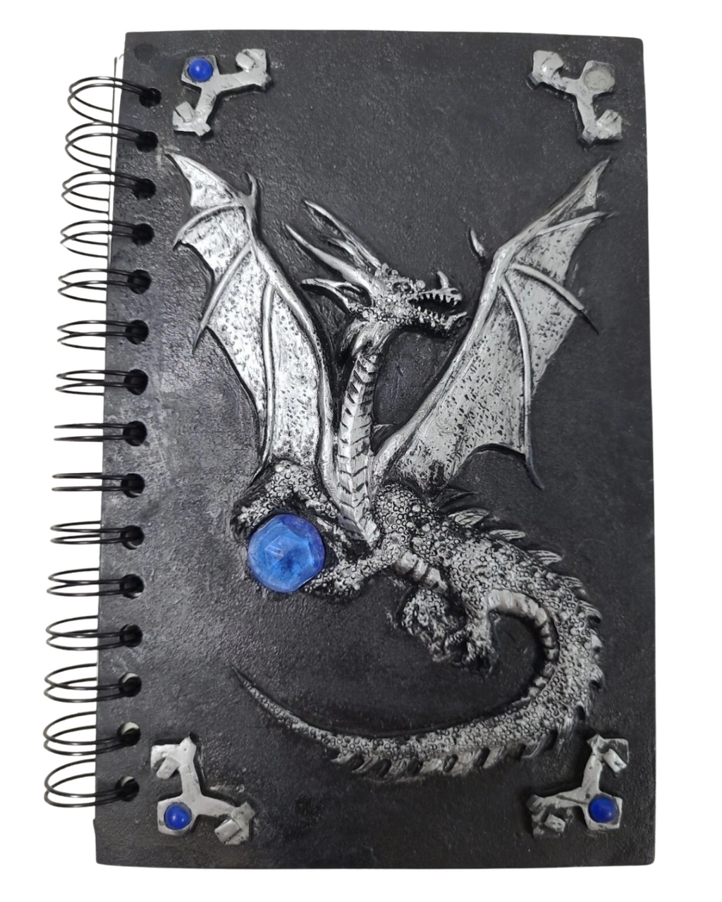 Resin Journal Flying Dragon With Blue Gem
