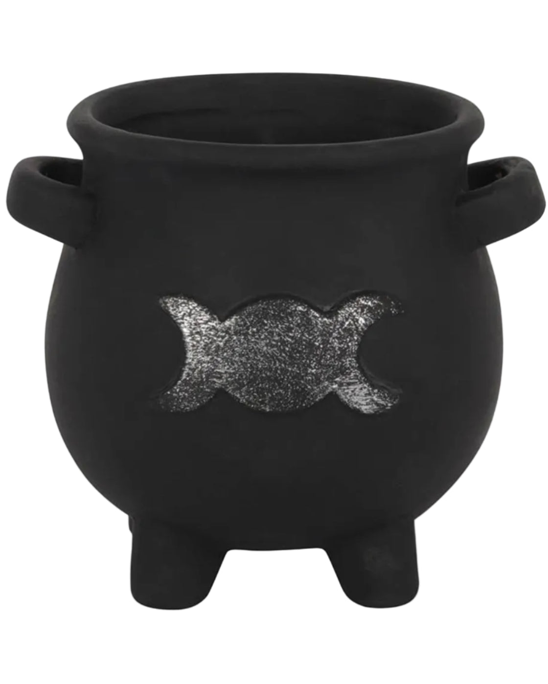 Triple Moon Cauldron Planter Pot