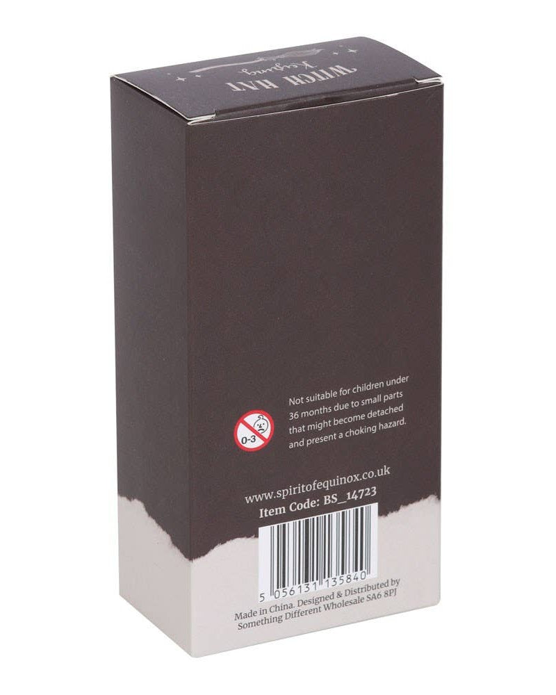 Witch Hat Keyring Halloween Decor