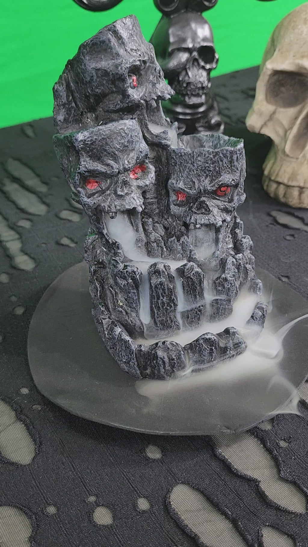 Skull Backflow Incense Burner