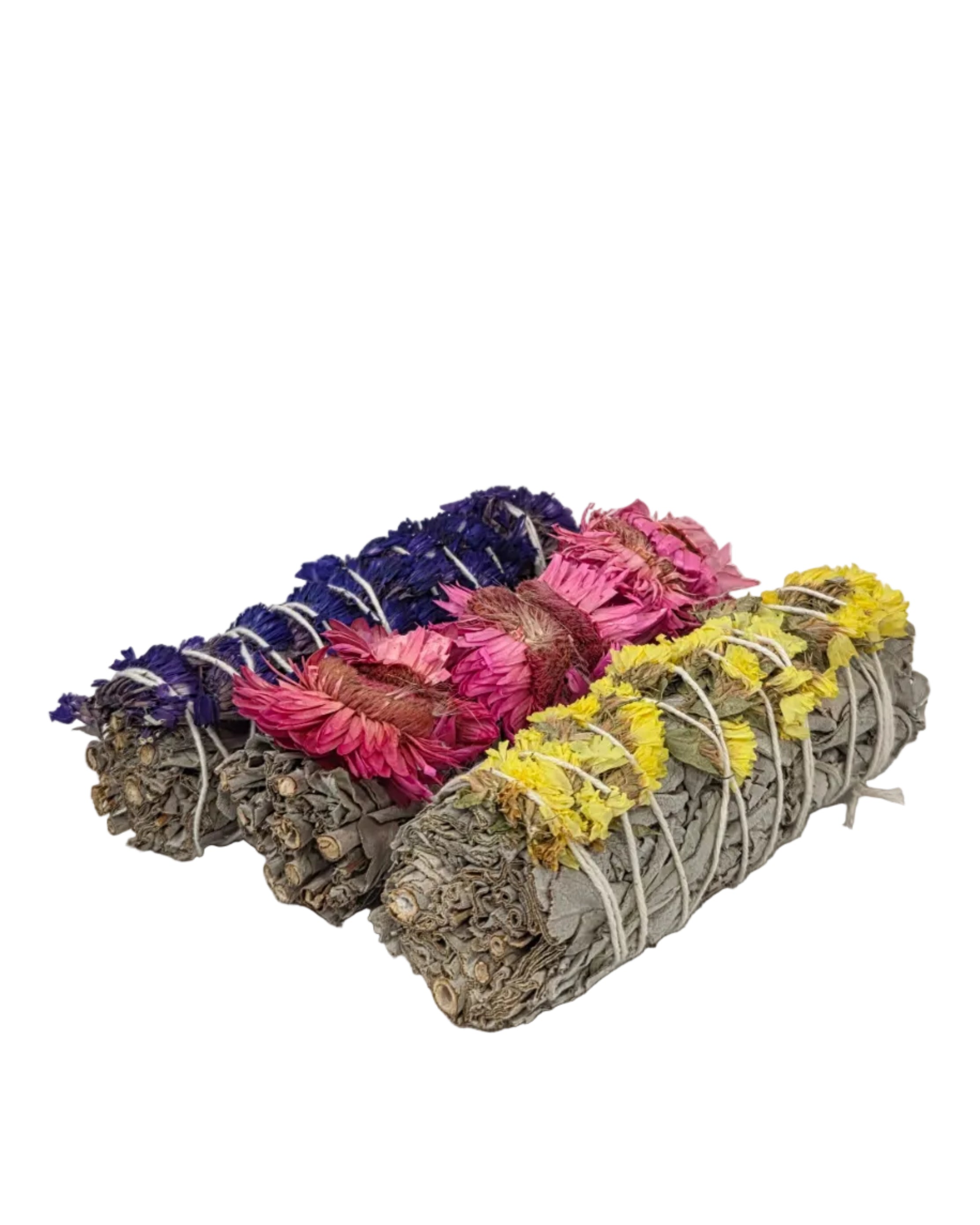 Floral sage smudge stick 3pk