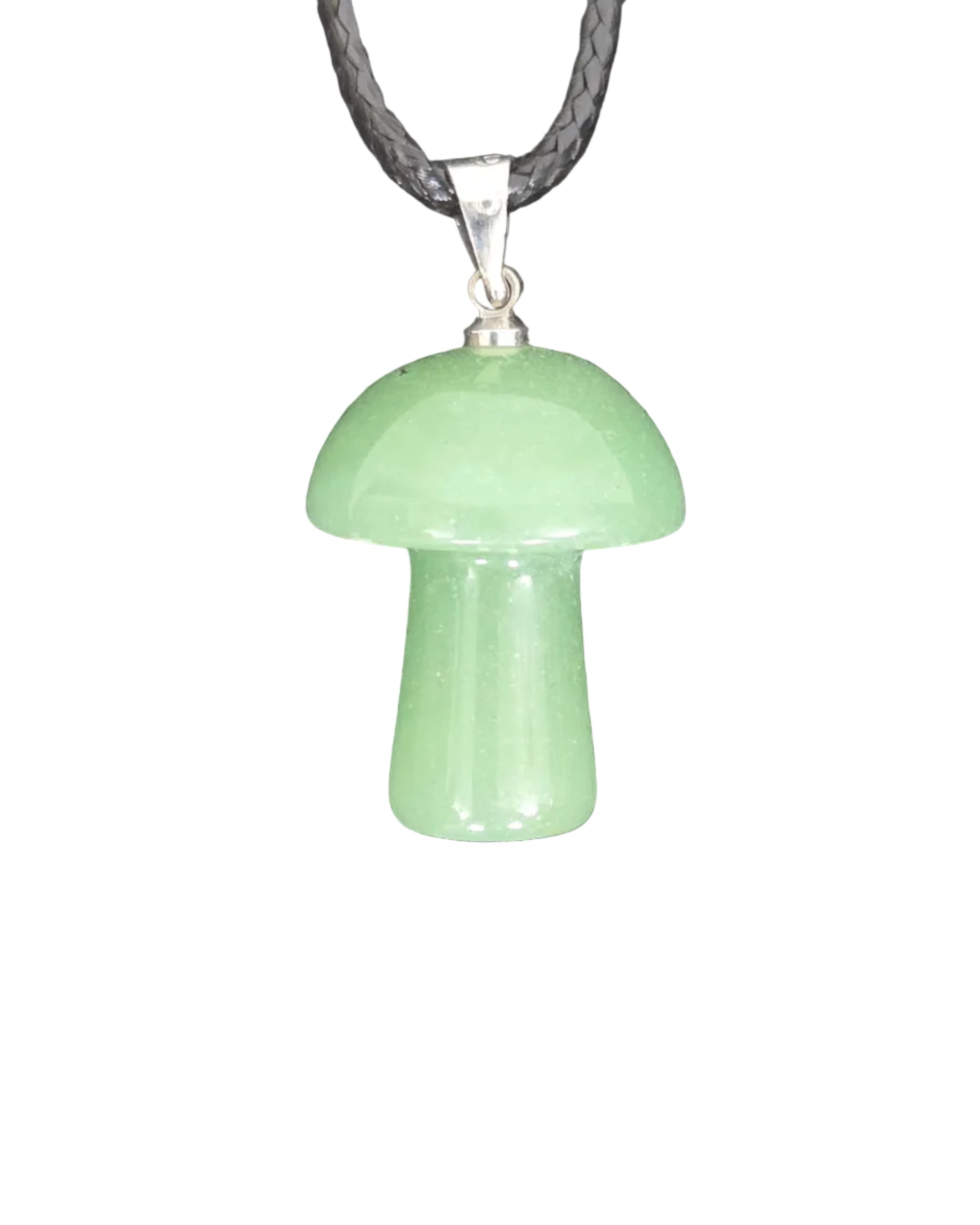 Stone mushroom necklace