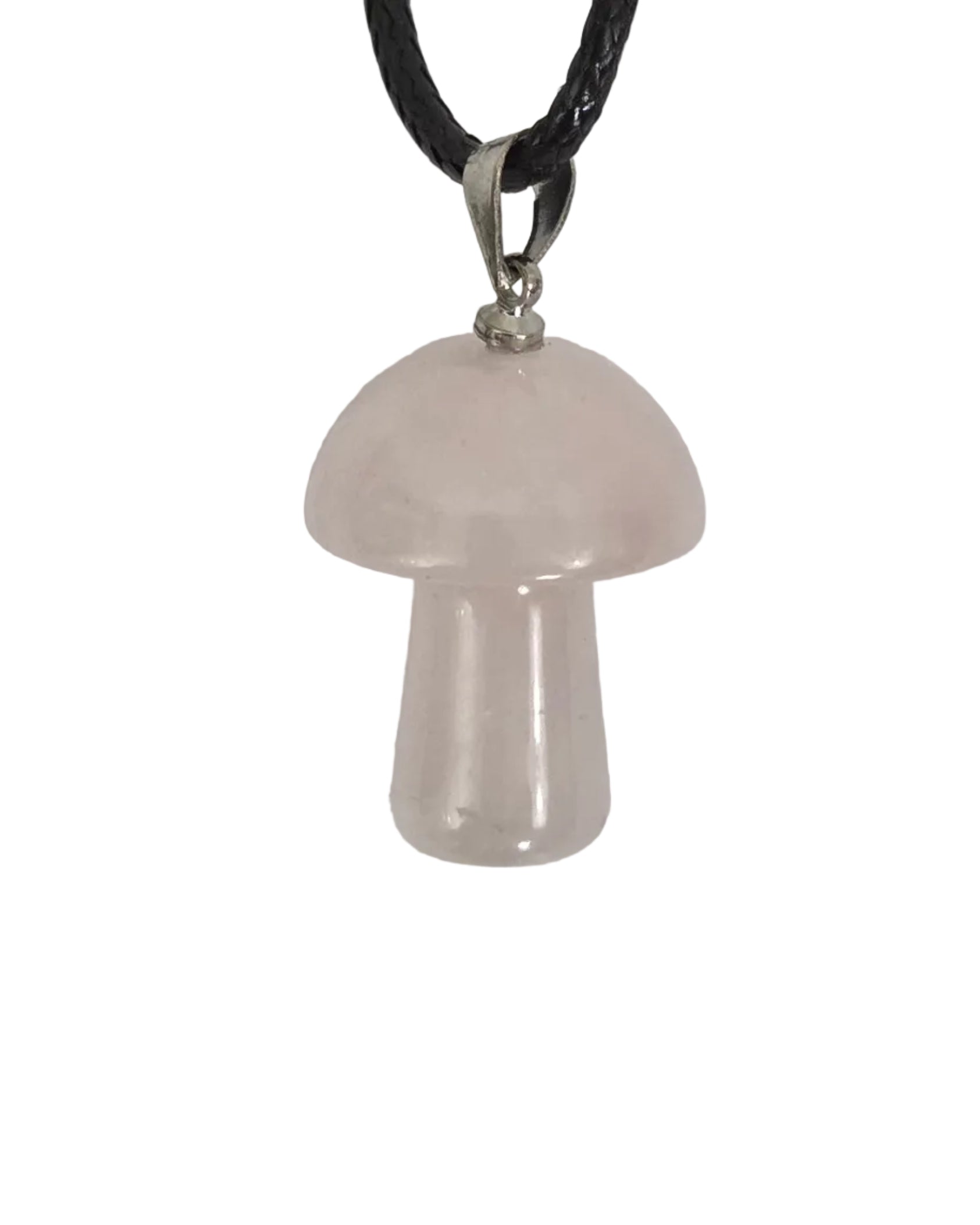 Stone mushroom necklace