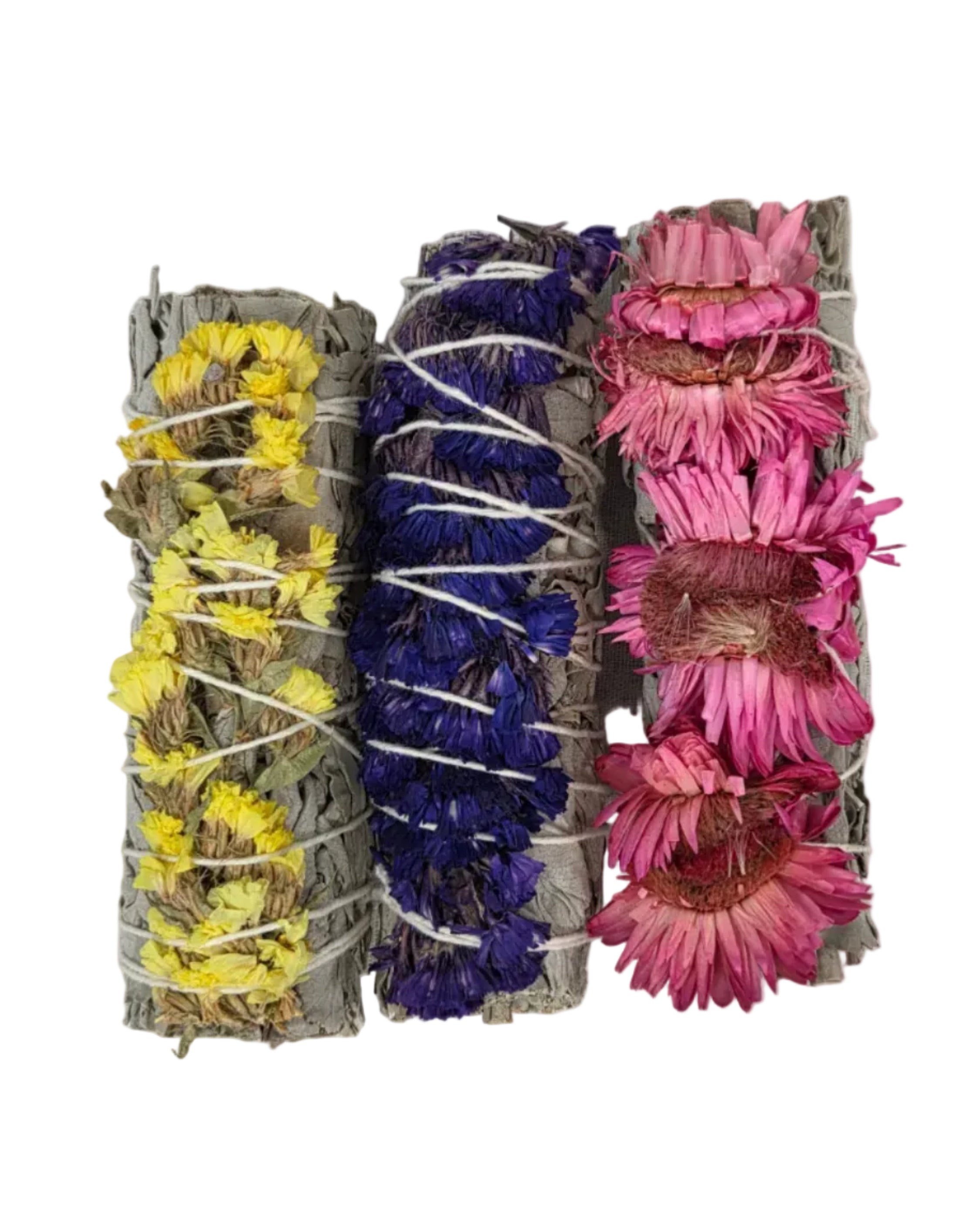 Floral sage smudge stick 3pk