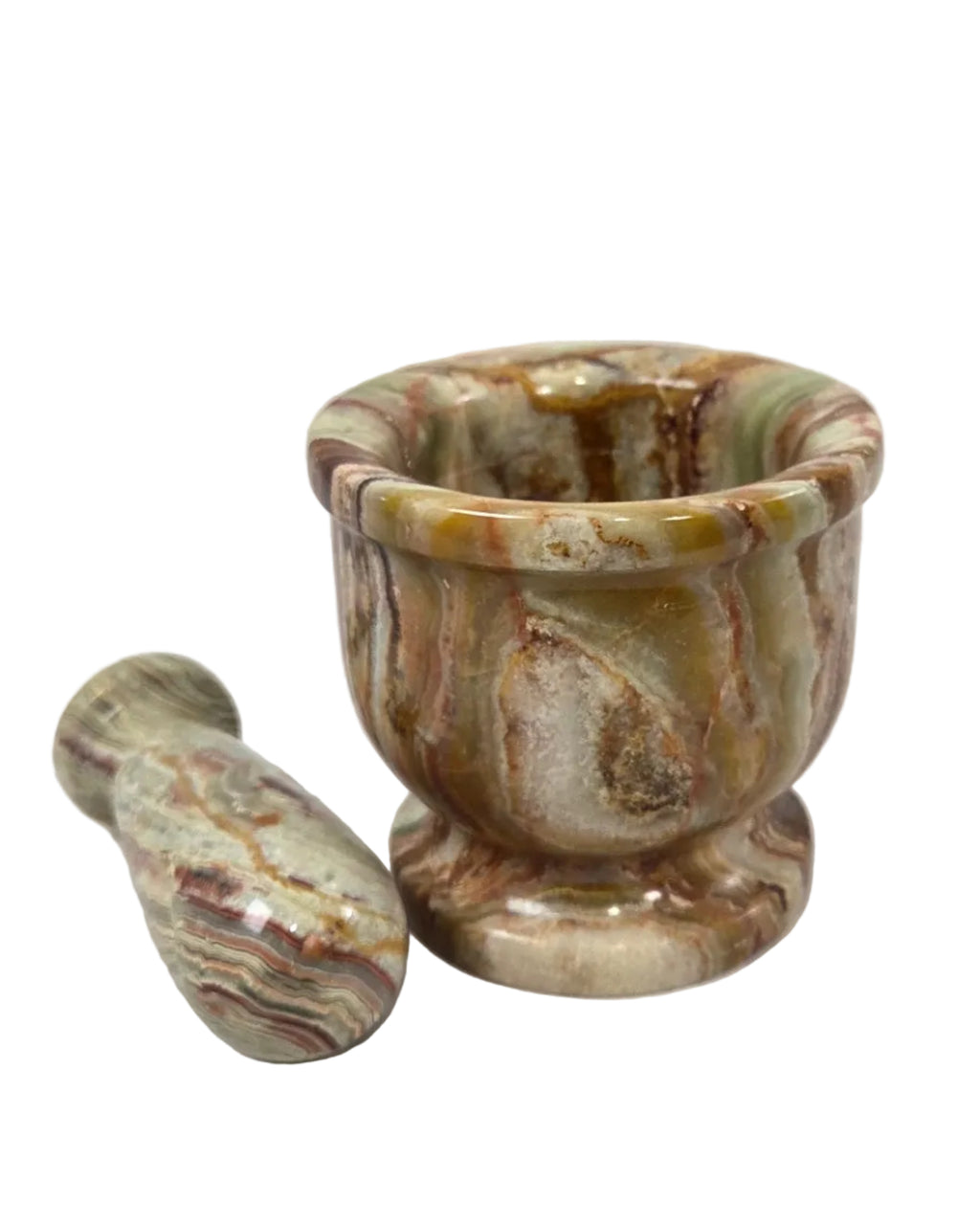 Green Onyx Mortar and Pestle