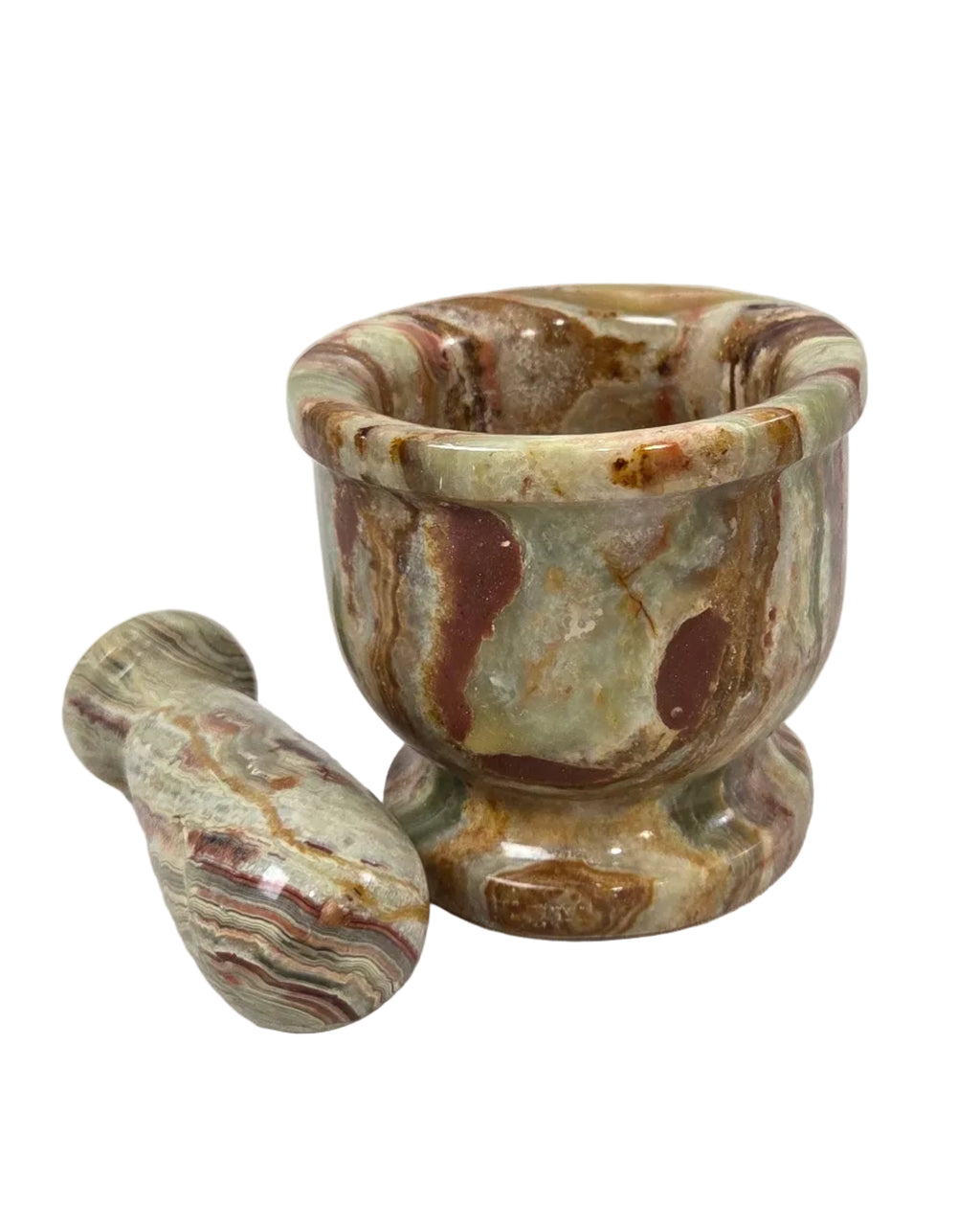 Green Onyx Mortar and Pestle
