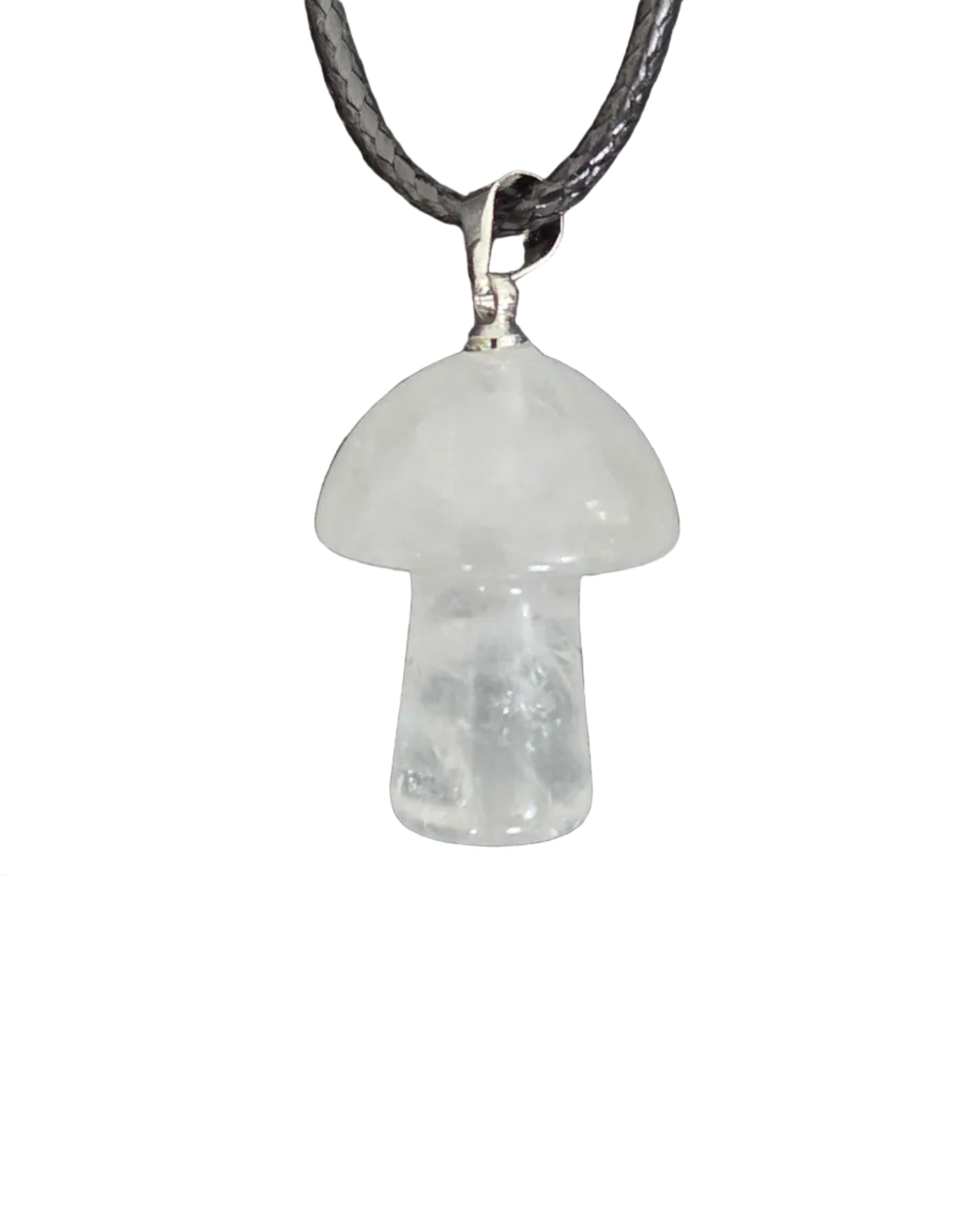 Stone mushroom necklace
