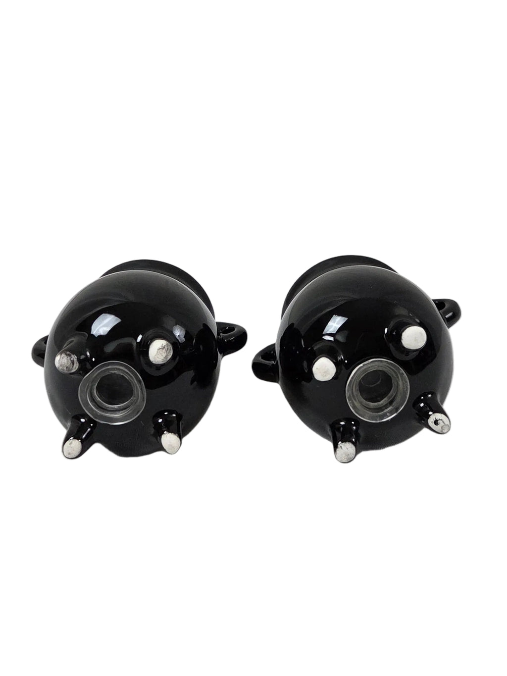 Black Cauldron Ceramic Salt and Pepper Shaker Set